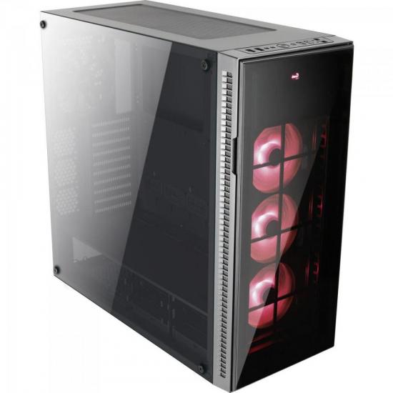 Gabinete Gamer Full Tower RGB QUARTZ PRO  Preto AEROCOOL (63794)