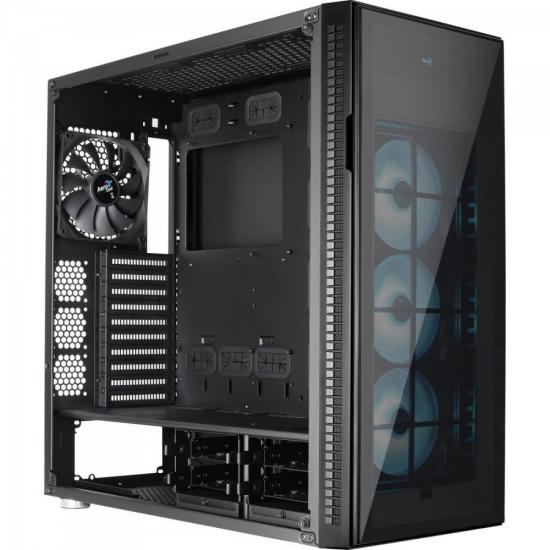 Gabinete Gamer Full Tower RGB QUARTZ PRO Preto AEROCOOL por 1.574,90 à vista no boleto/pix ou parcele em até 12x sem juros. Compre na loja Mundomax!