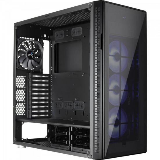 Gabinete Gamer Full Tower RGB QUARTZ PRO Preto AEROCOOL por 1.574,90 à vista no boleto/pix ou parcele em até 12x sem juros. Compre na loja Mundomax!