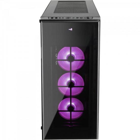 Gabinete Gamer Full Tower RGB QUARTZ PRO Preto AEROCOOL por 1.574,90 à vista no boleto/pix ou parcele em até 12x sem juros. Compre na loja Mundomax!