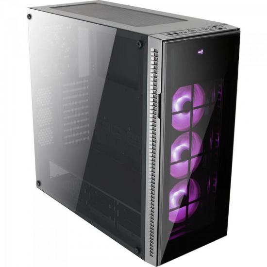 Gabinete Gamer Full Tower RGB QUARTZ PRO Preto AEROCOOL por 1.574,90 à vista no boleto/pix ou parcele em até 12x sem juros. Compre na loja Mundomax!