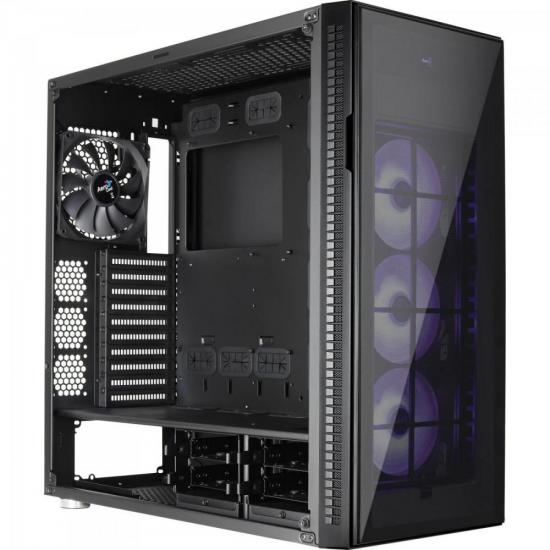 Gabinete Gamer Full Tower RGB QUARTZ PRO Preto AEROCOOL por 1.574,90 à vista no boleto/pix ou parcele em até 12x sem juros. Compre na loja Mundomax!