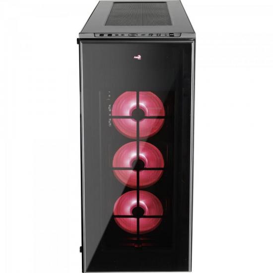 Gabinete Gamer Full Tower RGB QUARTZ PRO Preto AEROCOOL por 1.574,90 à vista no boleto/pix ou parcele em até 12x sem juros. Compre na loja Mundomax!