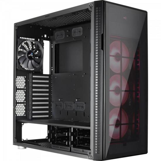 Gabinete Gamer Full Tower RGB QUARTZ PRO Preto AEROCOOL por 1.574,90 à vista no boleto/pix ou parcele em até 12x sem juros. Compre na loja Mundomax!