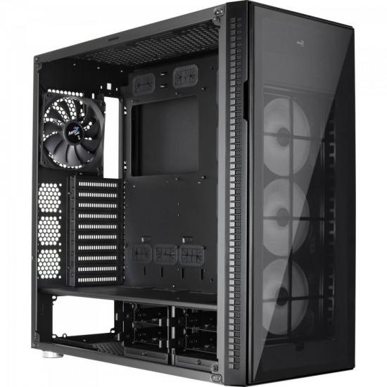 Gabinete Gamer Full Tower RGB QUARTZ PRO Preto AEROCOOL por 1.574,90 à vista no boleto/pix ou parcele em até 12x sem juros. Compre na loja Mundomax!