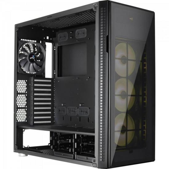 Gabinete Gamer Full Tower RGB QUARTZ PRO Preto AEROCOOL por 1.574,90 à vista no boleto/pix ou parcele em até 12x sem juros. Compre na loja Mundomax!