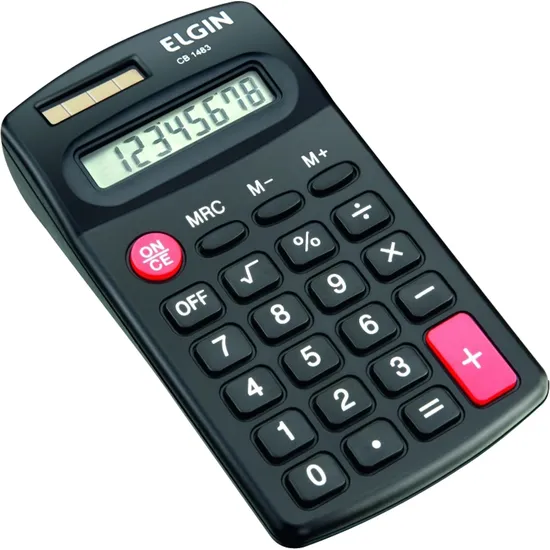Calculadora De Bolso CB 1483 Preto ELGIN (63817)