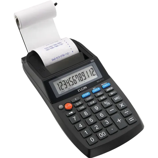 Calculadora com Bobina Compacta MA 5111 Preta ELGIN (63825)