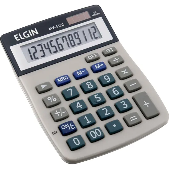 Calculadora De Mesa 12 Digitos MV 4122 Branca ELGIN (63833)