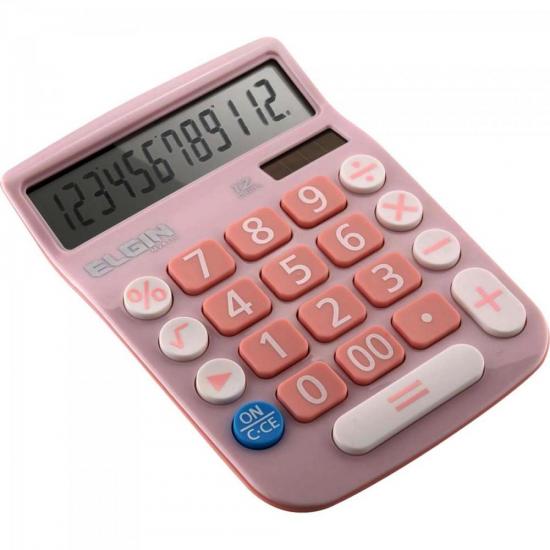 Calculadora De Mesa 12 Digitos MV 4130 Rosa ELGIN por 0,00 à vista no boleto/pix ou parcele em até 1x sem juros. Compre na loja Mundomax!