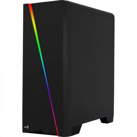 Gabinete Gamer Aerocool Cylon Preto RGB Lateral Acrílico por 322,47 à vista no boleto/pix ou parcele em até 10x sem juros. Compre na loja Aerocool!