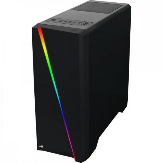 Gabinete Gamer Aerocool Cylon Preto RGB Lateral Acrílico por 322,47 à vista no boleto/pix ou parcele em até 10x sem juros. Compre na loja Aerocool!