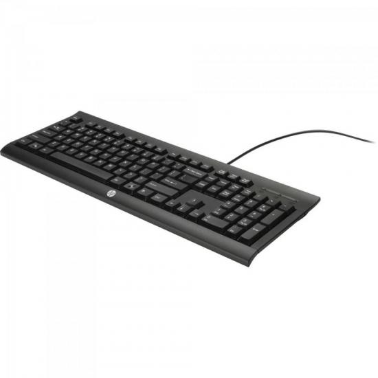Teclado USB K1500 Preto HP por 0,00 à vista no boleto/pix ou parcele em até 1x sem juros. Compre na loja Mundomax!