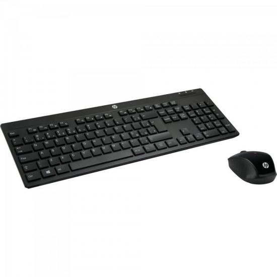 Kit Teclado + Mouse Wireless C200 Preto HP por 0,00 à vista no boleto/pix ou parcele em até 1x sem juros. Compre na loja Mundomax!