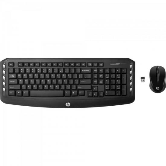Kit Teclado + Mouse Wireless LV290 Preto HP por 0,00 à vista no boleto/pix ou parcele em até 1x sem juros. Compre na loja Mundomax!