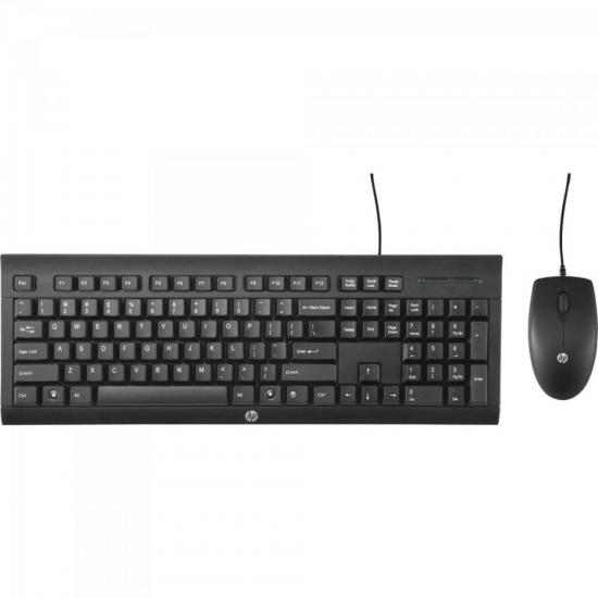 Kit Teclado + Mouse C2500 Preto HP por 0,00 à vista no boleto/pix ou parcele em até 1x sem juros. Compre na loja Mundomax!