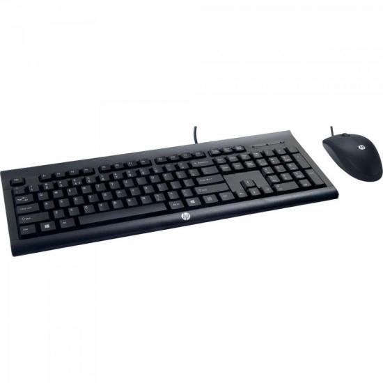 Kit Teclado + Mouse C2500 Preto HP por 0,00 à vista no boleto/pix ou parcele em até 1x sem juros. Compre na loja Mundomax!