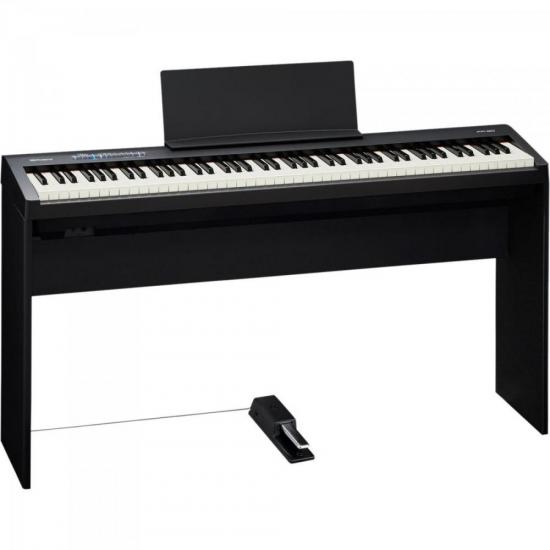 Piano Digital ROLAND c/ 88 tc FP-30 Preto por 7.199,90 à vista no boleto/pix ou parcele em até 12x sem juros. Compre na loja Mundomax!