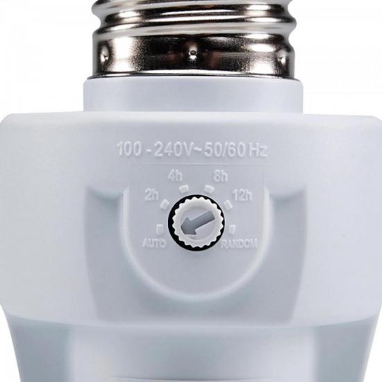 Relé Fotoeletrônico Soquete 100w Bivolt Ajustavel E27 Branco MARGIRIUS por 28,90 à vista no boleto/pix ou parcele em até 1x sem juros. Compre na loja Mundomax!