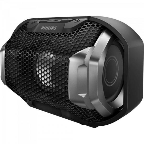 Caixa Multimídia Portátil Bluetooth SB300B/00 Preto PHILIPS por 0,00 à vista no boleto/pix ou parcele em até 1x sem juros. Compre na loja Mundomax!