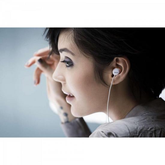 Fone De Ouvido Intra Auricular Com Microfone SHE4205WT/00 Branco PHILIPS por 0,00 à vista no boleto/pix ou parcele em até 1x sem juros. Compre na loja Mundomax!