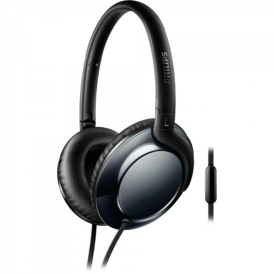 Fone De Ouvido Headband On Ear Com Microfone SHL4805DC/00 Preto PHILIPS por 0,00 à vista no boleto/pix ou parcele em até 1x sem juros. Compre na loja Mundomax!