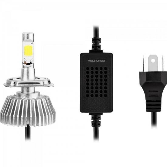 Lampadas Super LED H3 Branca MULTILASER por 0,00 à vista no boleto/pix ou parcele em até 1x sem juros. Compre na loja Mundomax!
