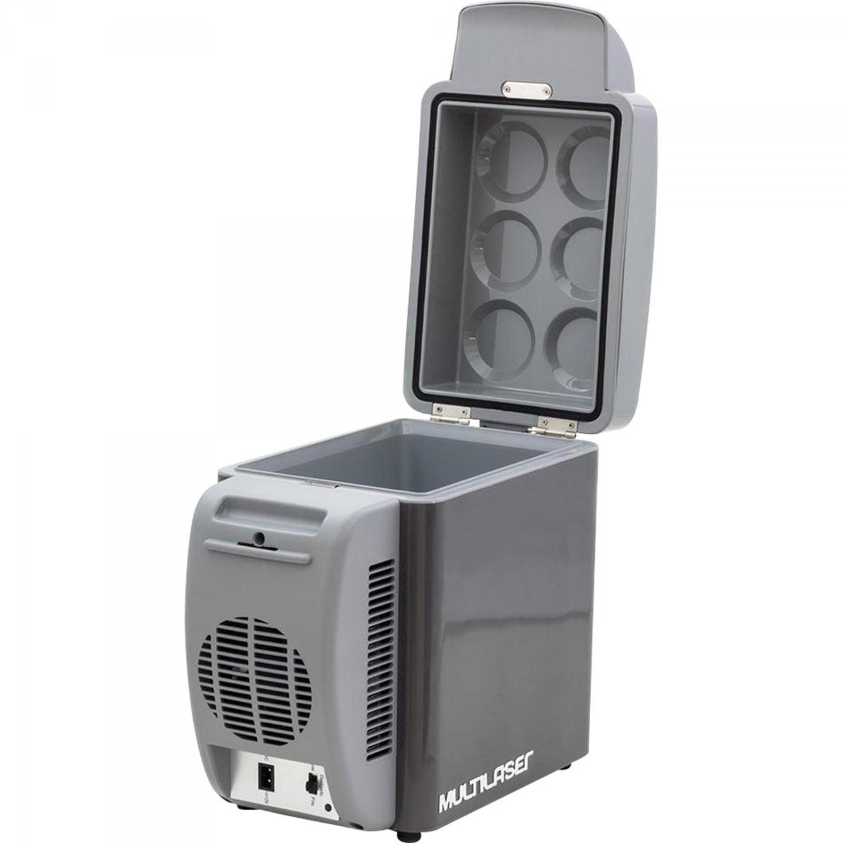 Mini Geladeira Cooler Automotivo TV008 Cinza MULTILASER - Mundomax