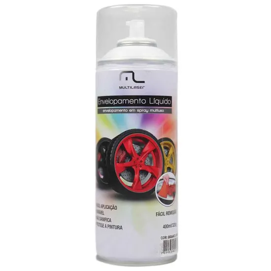 Spray de Envelopamento Liquido 400ML AU420 Preto Fosco MULTILASER (63911)
