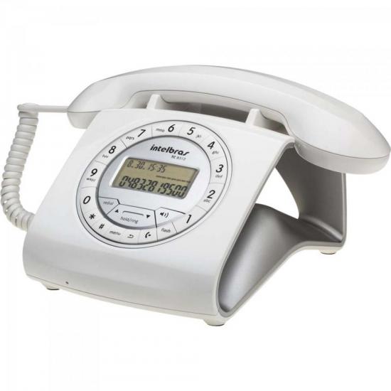 Telefone Retro TC8312 Branco INTELBRAS por 0,00 à vista no boleto/pix ou parcele em até 1x sem juros. Compre na loja Mundomax!