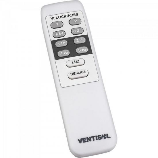 Ventilador De Teto c/ Controle 127v VORTICE Branco VENTISOL por 0,00 à vista no boleto/pix ou parcele em até 1x sem juros. Compre na loja Mundomax!
