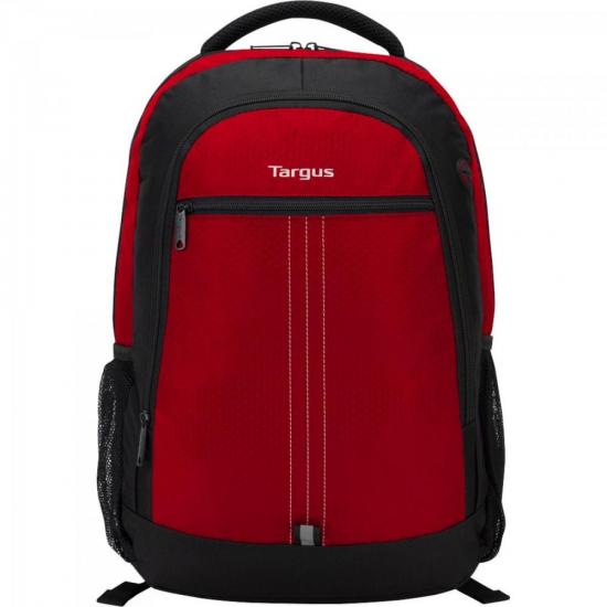 Mochila Sport p/ Notebook 15,6\" TSB89003 Preto/Vermelho TARGUS por 0,00 à vista no boleto/pix ou parcele em até 1x sem juros. Compre na loja Mundomax!