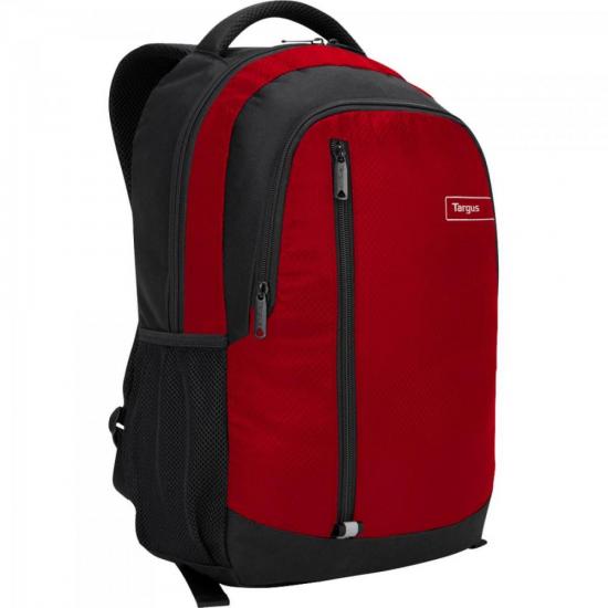 Mochila Sport p/ Notebook 15.6\" TSB89103 Vermelho/Preto TARGUS por 0,00 à vista no boleto/pix ou parcele em até 1x sem juros. Compre na loja Mundomax!