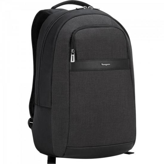 Mochila City Smart p/ Notebook 15.6\" TSB892 Preta/Cinza TARGUS por 0,00 à vista no boleto/pix ou parcele em até 1x sem juros. Compre na loja Mundomax!
