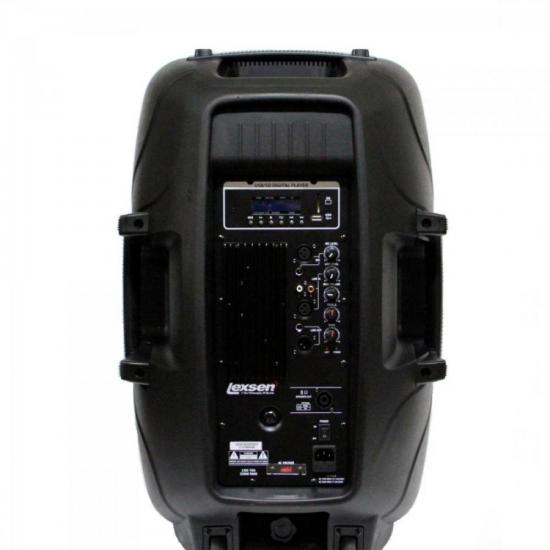 Caixa Acústica Ativa LSX15A Preta LEXSEN por 0,00 à vista no boleto/pix ou parcele em até 1x sem juros. Compre na loja Mundomax!