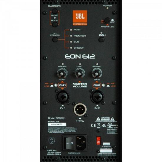 Caixa Acústica Ativa 500W EON612 Preta JBL por 6.699,99 à vista no boleto/pix ou parcele em até 12x sem juros. Compre na loja Mundomax!