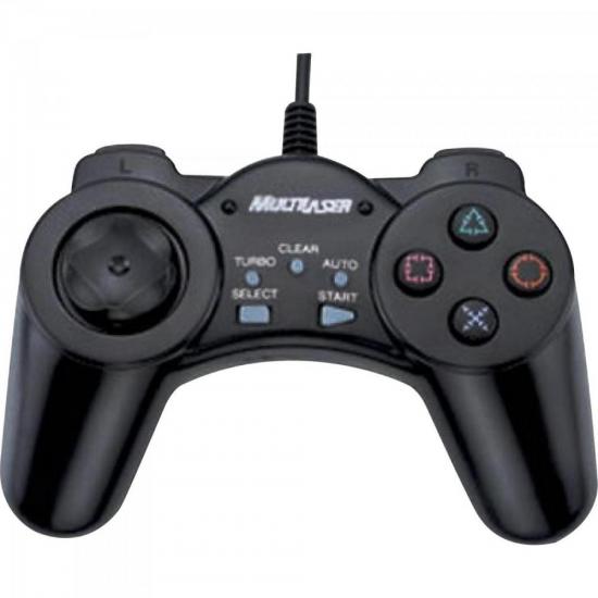 Controle Pc Game USB JS028 Preto MULTILASER por 0,00 à vista no boleto/pix ou parcele em até 1x sem juros. Compre na loja Mundomax!