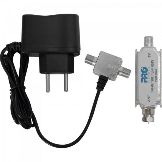 Booster Digital VHF/UHF PQBT2670A PROELETRONIC por 0,00 à vista no boleto/pix ou parcele em até 1x sem juros. Compre na loja Mundomax!