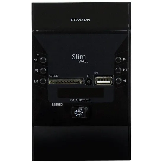 Amplificador de Parede SLIM WALL Preto FRAHM (64037)