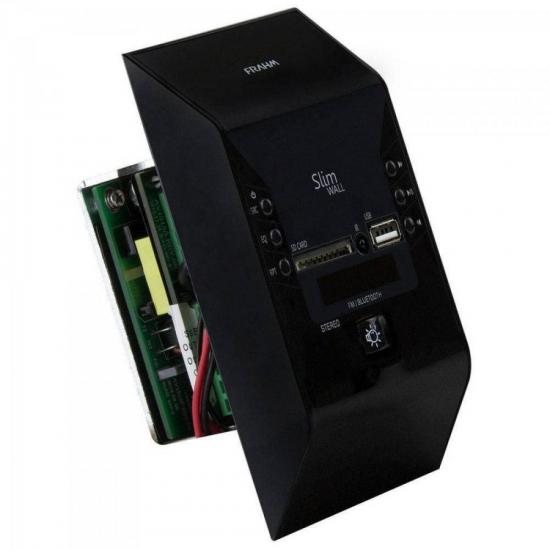 Amplificador de Parede SLIM WALL Preto FRAHM por 0,00 à vista no boleto/pix ou parcele em até 1x sem juros. Compre na loja Mundomax!