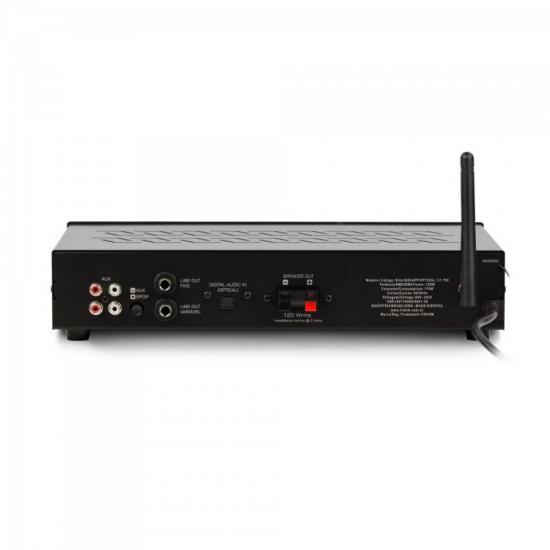 Amplificador Slim 2000 Optical BT APP FRAHM por 0,00 à vista no boleto/pix ou parcele em até 1x sem juros. Compre na loja Mundomax!