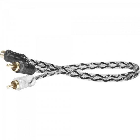 Cabo RCA Y Injetado 1F/2M Double Preto/ Branco TARAMPS por 0,00 à vista no boleto/pix ou parcele em até 1x sem juros. Compre na loja Mundomax!