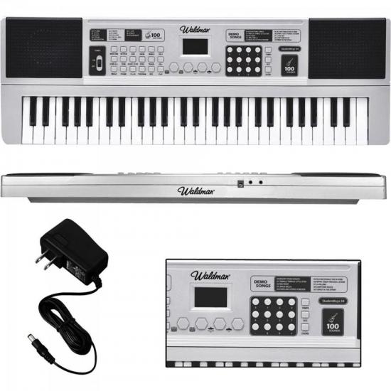 Teclado Musical Infantil WALDMAN StudentKeys 54 por 0,00 à vista no boleto/pix ou parcele em até 1x sem juros. Compre na loja Mundomax!