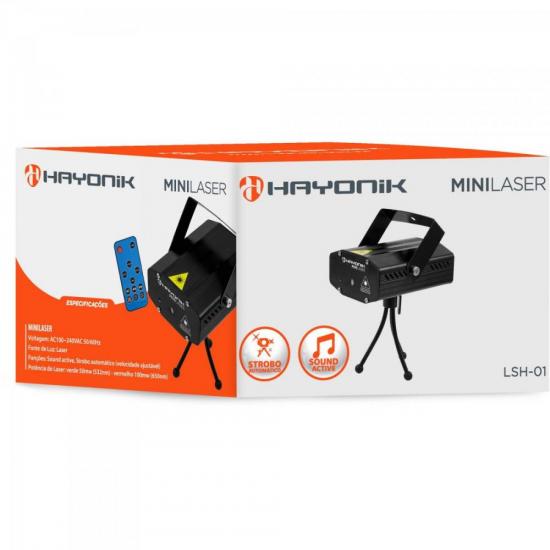 Mini Laser LSH-01 HAYONIK por 0,00 à vista no boleto/pix ou parcele em até 1x sem juros. Compre na loja Mundomax!