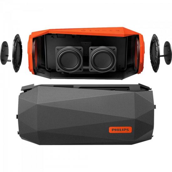 Caixa Multimídia Bluetooth SB500M/00 Laranja PHILIPS por 0,00 à vista no boleto/pix ou parcele em até 1x sem juros. Compre na loja Mundomax!