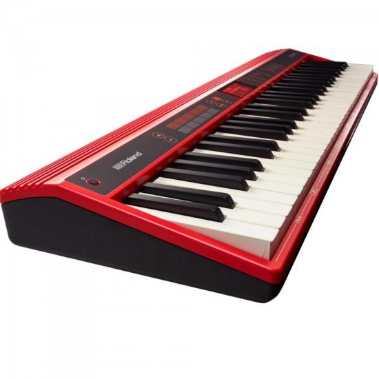 Teclado ROLAND GO-61K Vermelho por 2.342,99 à vista no boleto/pix ou parcele em até 12x sem juros. Compre na loja Mundomax!