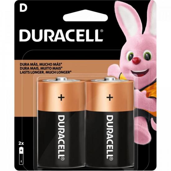 Pilha D MN1300 Cartela DURACELL por 26,90 à vista no boleto/pix ou parcele em até 1x sem juros. Compre na loja Mundomax!