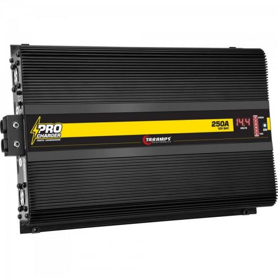 Fonte / Carregador PROCHARGER 250A TARAMPS por 0,00 à vista no boleto/pix ou parcele em até 1x sem juros. Compre na loja Mundomax!