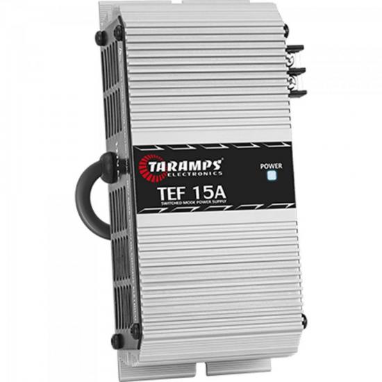 Fonte / Carregador 220V TEF 15A TARAMPS por 0,00 à vista no boleto/pix ou parcele em até 1x sem juros. Compre na loja Mundomax!
