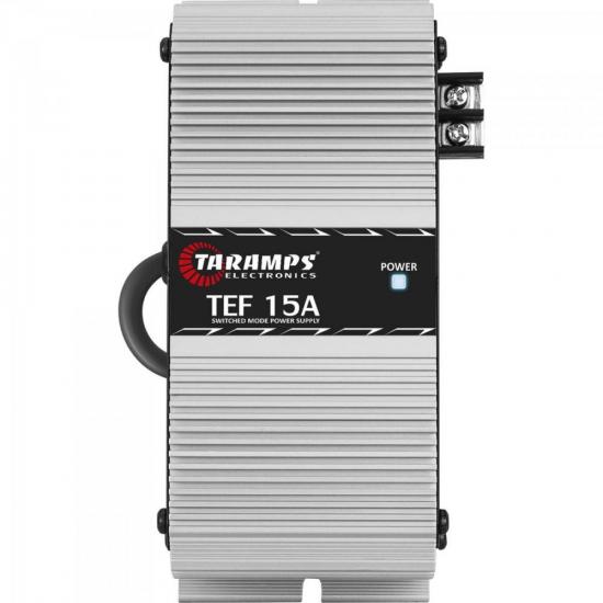 Fonte / Carregador 220V TEF 15A TARAMPS por 0,00 à vista no boleto/pix ou parcele em até 1x sem juros. Compre na loja Mundomax!